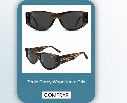 Zenia Carey Wood Lente Gris By Pampita